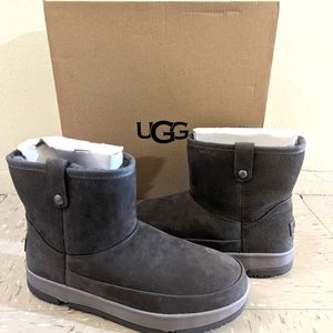 ❤RARE UGG CLASSIC WEATHER MINI CHARCOAL BOOTS - WOMEN'S